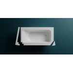 Ванна каменная Salini Orlando PLUS S-Sense 1020M белая матовая Ванна каменная Salini Orlando PLUS S-Sense 1020M белая матовая